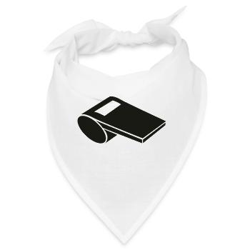 Pfeife - Bandana - Weiß - Vorne