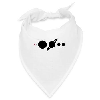 Sonnensystem* - Bandana - Weiß - Vorne