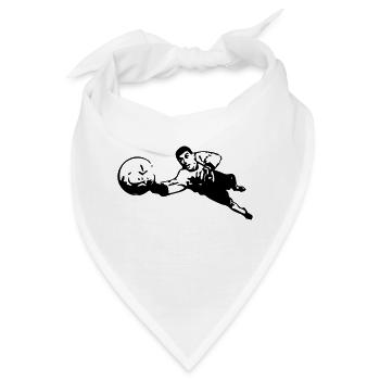 Torwart - Bandana - Weiß - Vorne