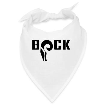 bock - Bandana - Weiß - Vorne