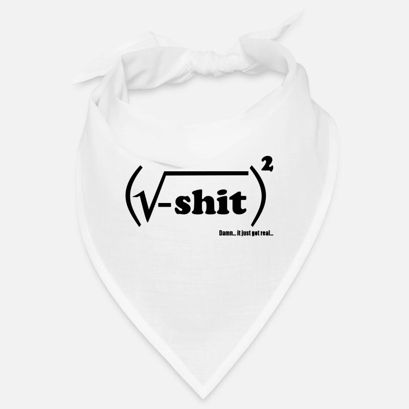 Shit is real - Bandana - white