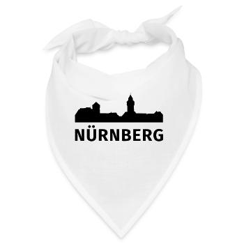 Nürnberg - Bandana - Weiß - Vorne