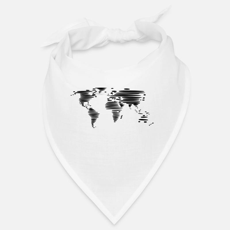 World map Bandana