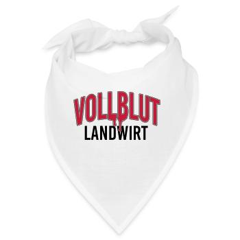 Vollblut Landwirt - Bandana - Weiß - Vorne