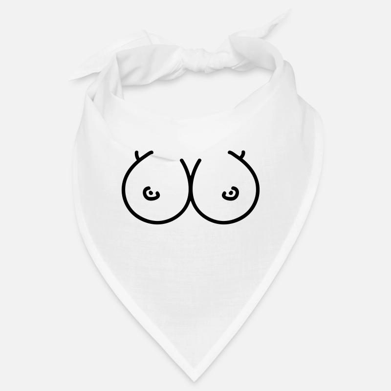 Breasts - Breasts - Boobs - Line Bandana
