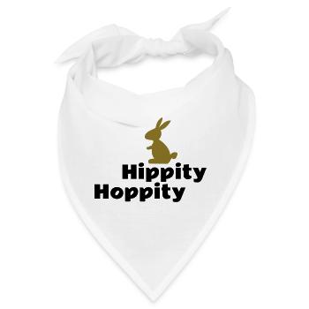 hase - Bandana - Weiß - Vorne