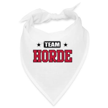 Team Horde - Bandana - Weiß - Vorne
