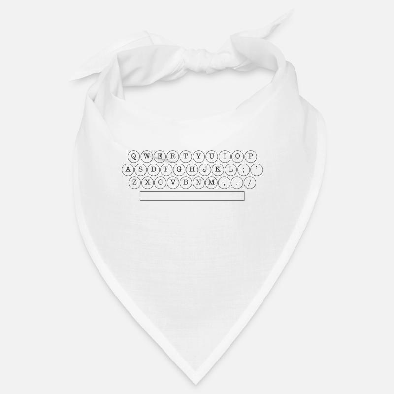 typewriter Bandana