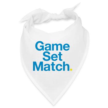 TENNIS Tennisspiel - Bandana - Weiß - Vorne