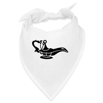 Aladins Wunderlampe / genie oil lamp (1c) - Bandana - Weiß - Vorne