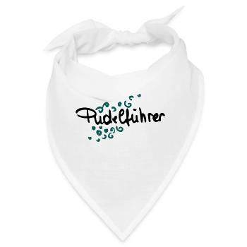 Pudelführer - Bandana - Weiß - Vorne