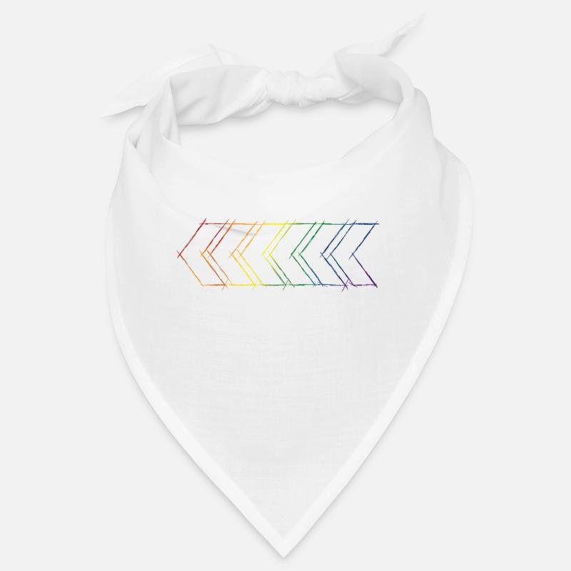 Rainbow Chevrons Bandana