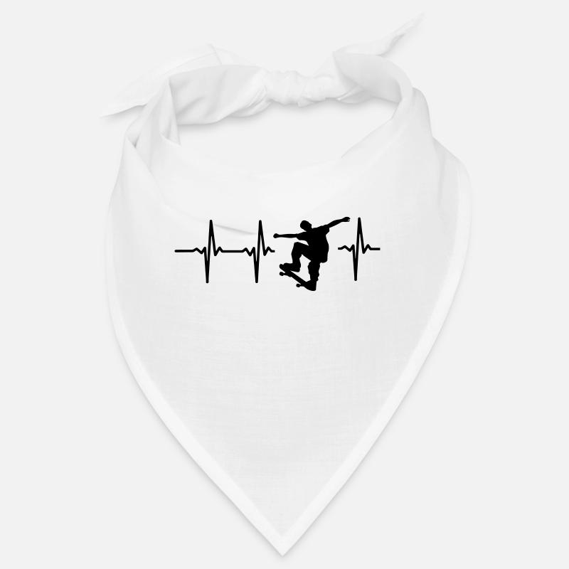 MON CŒUR BAT POUR LE SKATEBOARD ! Bandana