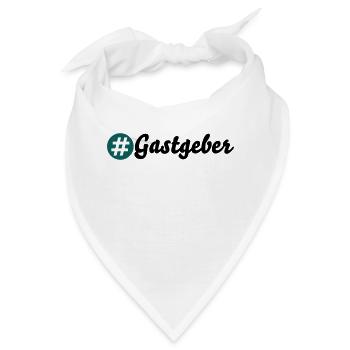 Gastgeber - Bandana - Weiß - Vorne