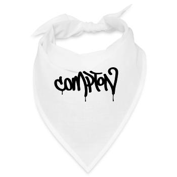 COMPTON - Bandana - Weiß - Vorne