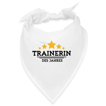 trainerin des Jahres - Bandana - Weiß - Vorne