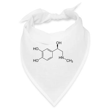 adrenalin epinephrin - Bandana - Weiß - Vorne