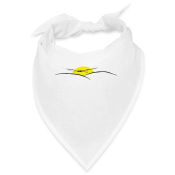 sonne segelflug - Bandana - Weiß - Vorne