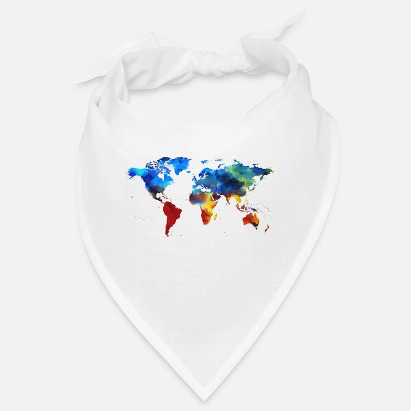 World's map Bandana
