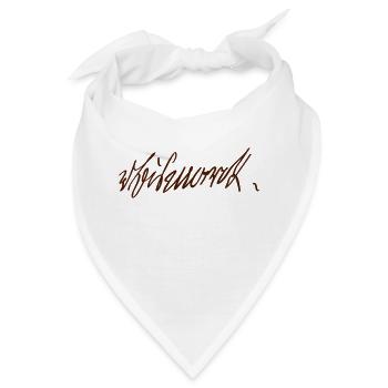 Otto von Bismarck Signature - Bandana - Weiß - Vorne