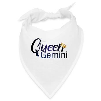 Sternzeichen Zwilling / Zodiac Gemini - Bandana - Weiß - Vorne