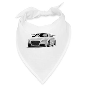 TT low deep, tuning - Bandana - Weiß - Vorne