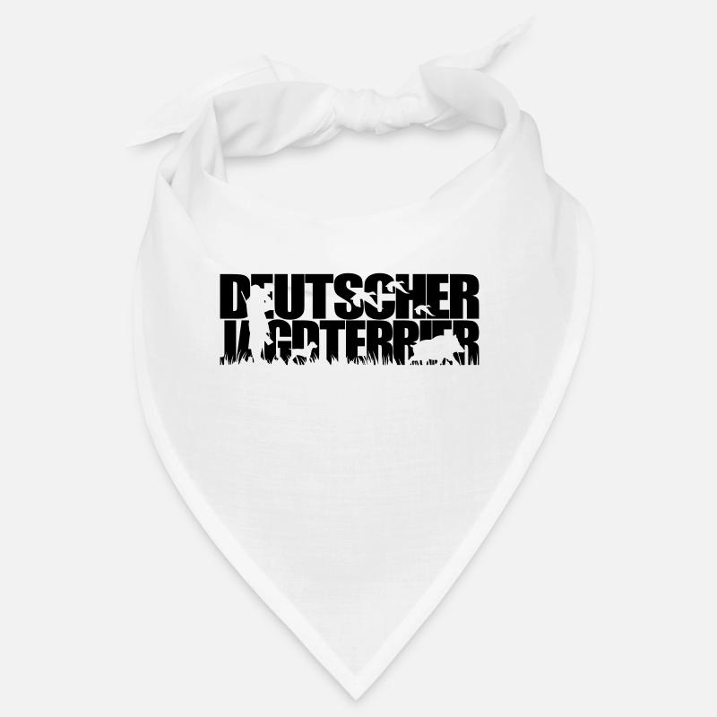 DEUTSCHER JAGDTERRIER Jagdhund - Bandana - Weiß
