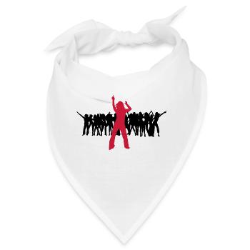 Tänzer tanzen shake shaken harlem shake 2c - Bandana - Weiß - Vorne