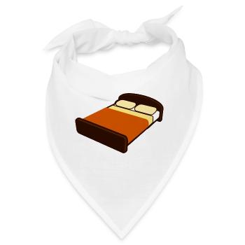 Bett - Bandana - Weiß - Vorne