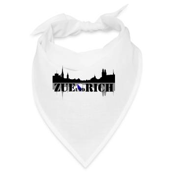 zue und rich - Bandana - Weiß - Vorne