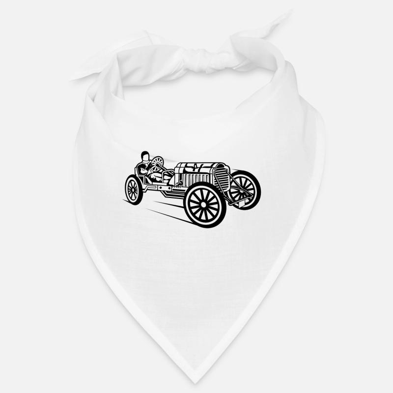 Voiture de course classique 01_schwarz Bandana
