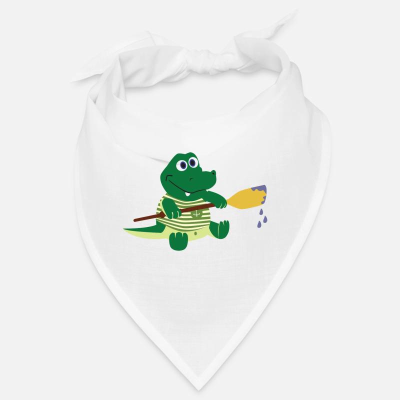 Crocodile with paddle Bandana