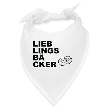 Lieblingsbäcker Brötchen - Bandana - Weiß - Vorne