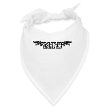 mtb mit griffen - Bandana - Weiß - Vorne