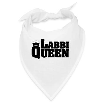 LABBI QUEEN Labrador Retriever Wilsigns - Bandana - Weiß - Vorne