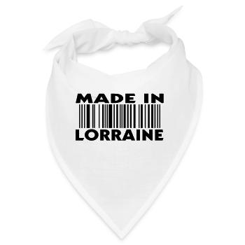 Made in LORRAINE (1c) - Bandana - Weiß - Vorne