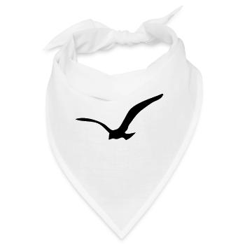 Möwe Seagull California Surf - Bandana - Weiß - Vorne