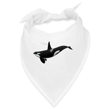 Oki der Schulter-Ork - Bandana - Weiß - Vorne