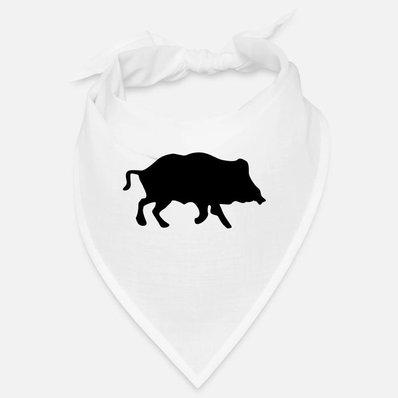 boar - Bandana - white