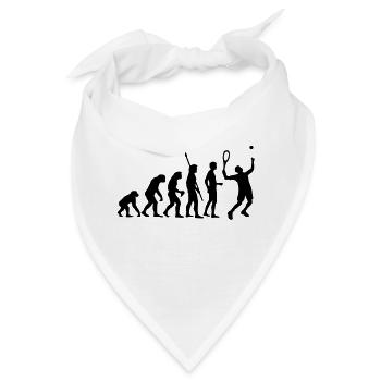 evolution_tennis_b_1c - Bandana - Weiß - Vorne