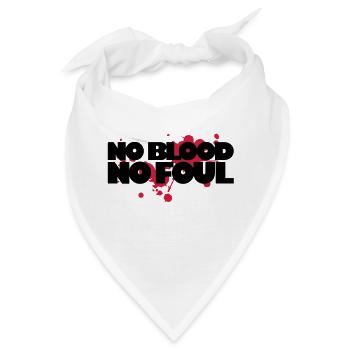 No Blood No Foul - Bandana - Weiß - Vorne