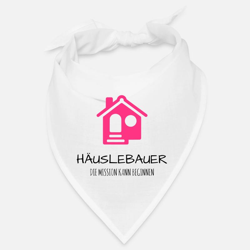 Häuslebauer Haus Bauherr Geschenk Idee Bandana