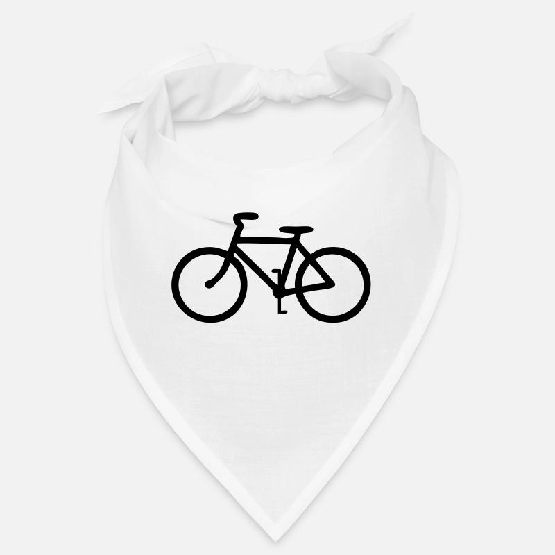 Fahrrad - Bandana - Weiß