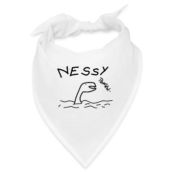 Nessy Vanessa Tshirt Druck Vani Lochness - Bandana - Weiß - Vorne