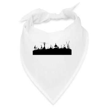 Tent Skyline - Bandana - Weiß - Vorne