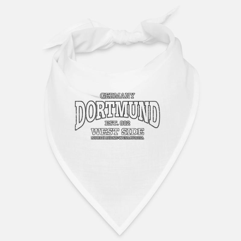 Dortmund (white oldstyle) Bandana