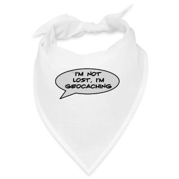 Geocaching - Bandana - Weiß - Vorne