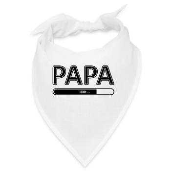 schwanger papa Schwangerschaft - Bandana - Weiß - Vorne