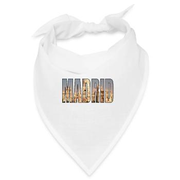 MADRID SPANIEN - Bandana - Weiß - Vorne