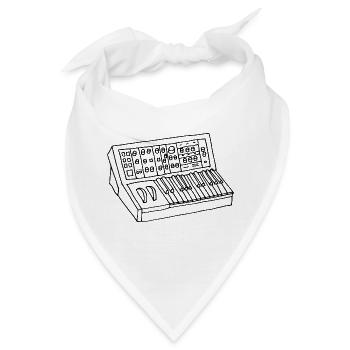 Synthesizer - Bandana - Weiß - Vorne